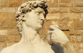 David from Florence stock image. Image of bust, close