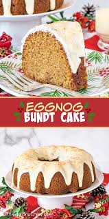 Currently, pound cake recipes use different proportions of the same basic ingredients as the original formula. Eggnog Bundt Cake