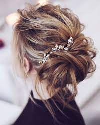Beautiful Messy Bridal Hair Updos Wedding Hair Down Messy Wedding Hair Hair Styles
