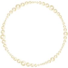 Nld Pearl Frame Png Found On Polyvore Pearls Oval Picture Frames Frame
