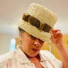 Ladies white hat sale