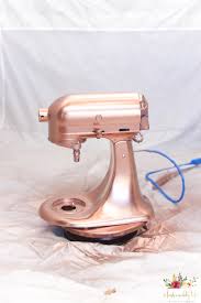 This modern kitchenaid stand mixer allows you to mix, blend and whip to your heart's content. How To Paint A Kitchenaid Mixer Refashionably Late