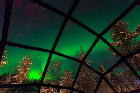 View From Inside Our Glass Igloos Kakslauttanen Arctic Resort Location Saariselka Kakslauttanen Arctic Resort Northern Lights Trips See The Northern Lights