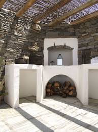 Epingle Sur Open Air Kitchen Bbq Cycladic Architecture