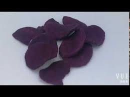 Healthy Green Vacuum Fried Vegetables Snack Vacuum Purple Potato Chips Fried Vegetables Purple Potatoes Vegetable Snacks
