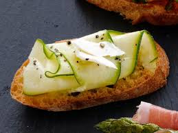 This beautiful italian tomato bruschetta recipe is the perfect summertime snack. Zucchini Ricotta Salata Bruschetta Recipe Food Network Kitchen Food Network