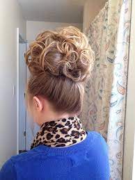 Everyday Curly Updo Long Hair Styles Pentecostal Hairstyles Curly Hair Styles