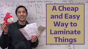 Neatly trim the edges, and you'll have a laminated resource for your students. A Cheap And Easy Way To Laminate Things Youtube