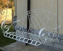 Schaukel Ellysa Weiss Hangebank Bank Hangesessel Aus Metall Mit Auflage Ebay Hanging Chair Home Decor Furniture
