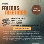 2026 Friends of SHML Meetings