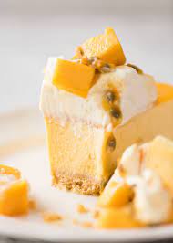 No Bake Mango Cheesecake Recipe Mango Cheesecake Cheesecake Recipes Rum Cheesecake Recipe