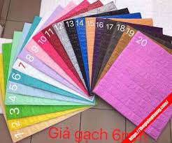✔️ Xốp dán tường 3D giả gạch giả đá giá tốt tại kho│Thế Giới Ốp Tường