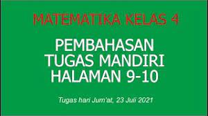 Check spelling or type a new query. Pembahasan Tugas Mandiri Hal 9 10 Matematika Youtube