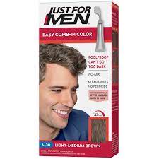Just For Men Easy Comb In Color Gray Hair Coloring For Men With Comb Applicator Dark Brown A 45 Walmart Com Men Hair Color Brown Hair Dye Colors Hair Color