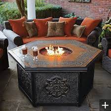 Have a fun and safe time around your unique fire pit by following these easy fire pit safety tips. Verona Custom Gas Fire Table Frontgate Outdoor Fire Pit Outdoor Firepits Outdoor Fire