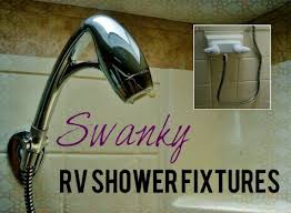 Fix the replacement shower head in place. Installing Swanky New Rv Shower Fixtures