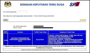 We did not find results for: Semakan Panggilan Temuduga Spp Akp