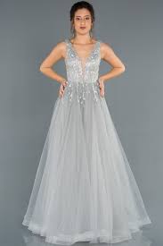 Gri Isleme Detayli Prenses Model Abiye Abu1297 2020 Elbise Elbise Modelleri The Dress