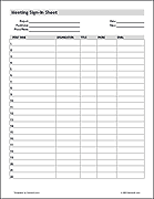 Attendance Form Template Lamasa Jasonkellyphoto Co