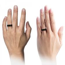 His and her name engraved and wedding vow engraved rings are hot selling rings. Rose Gold 8mm Wedding Ring Men And Women Wedding Band