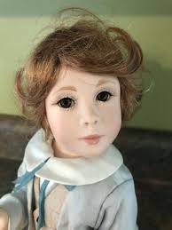 SANDRA BABIN “Henri” 11 1/2” Kneeling FULL PORCELAIN DOLL