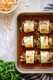 Low Carb Chicken Enchilada Roll Ups Recipe Chicken Enchiladas Skinny Taste Recipes Low Carb Zucchini