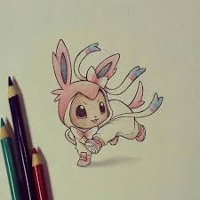 Cute Evee Colored Pencil Drawing Dessin Pokemon Pokemon Kawaii Dessin Pikachu