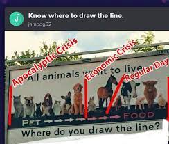 Descartes was a french philosopher, scientist and mathematician who is the father of analytic geometry in mathematics and modern rationalism in philosophy. Right Here Vegan Meme Where Do You Draw The Line Funny Vegan Quote Vegan Quotes Funny Funny Tweets Memes