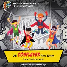 If you wanna what you can expect from 13th to 15th july, check this out. Asia Comic Con 2019 Ticket2u