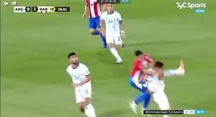 Paraguay and bolivia will kick off their copa america 2021 campaigns on monday night (tuesday night europe time). Video Exequiel Palacios Back Injury Vs Paraguay 2020 Angel Romero Knee To Palacios Back Incident Soccer Blog Football News Reviews Quizzes