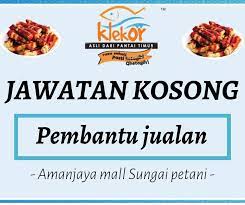 Kerja part time lambat laun menjelma menjadi sebuah industri yang besar. Klekor Jawatan Kosong Pembantu Jualan Part Time Facebook