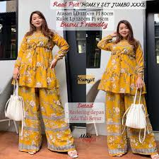 Baju setelan wanıta terbaru yang anggun dan elegankunıng meylove channel. Jual Homey Set Jumbo Stelan Jumbo Stelan Santai Jumbo Xxxl Big Size Jumbo Setelan Jumbo Stelan Kulot Jumbo Atasan Blouse Jumbo Kulot Jumbo Terbaru Juni 2021 Blibli