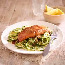 M&s lean chunky steak, canned. Earl Grey Pan Glazed Salmon With Lemon Courgetti Cook With M S