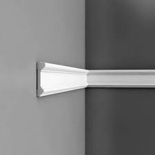 high impact polystyrene 1 8 h x 78 w x 0 38 d chair rail in 2021 chair rail chair rail molding orac decor