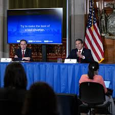 Cuomo and sandra lee joined hundreds of participants riding motorcycles across the state to raise awareness about breast cancer in 2016. My Front Row View Of Andrew Cuomo S Coronavirus Briefings The New York Times