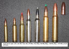 Risanceco Rifle Bullet Chart