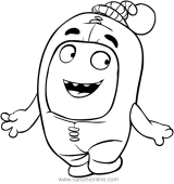 Oddbods fun time kids coloring pages printable and coloring book to print for free. Oddbods Coloring Pages
