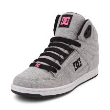 Black And Pink Womens Dc Shoes Womens Dc Rebound Hi Skate Shoe Style 352133 Journeys Skate Shoes Shoes Sneakers Fashion