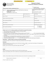 Your signature at the end of the statement certifies that you have supplied all information requested for that period of time. Ftb 3571 Request For Estate Income Tax Clearance Certificate