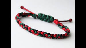 First of all, let`s define what 4 strand braid types exist. Simple Macrame Bracelet Tutorial 4 Strand Flat Braid Howto Diy Easy Youtube