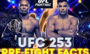 Costa, abu dhabi, united arab emirates. Ufc 253 Pre Event Facts Israel Adesanya Vs Paulo Costa Is Historic