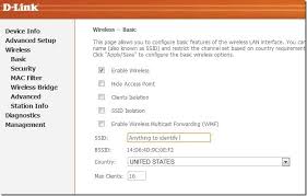 Wifi Configuration And Security Settings Of D Link Dsl 2730 U Wifi Modem