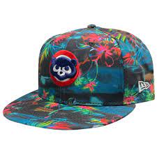 Chicago Cubs 1984 Cooperstown Black Floral 9fifty Snapback Cap By New Era New Era Black Floral Snapback