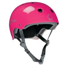 Protec Classic Pink Skate Helmet With Evo 2 Stage Foam