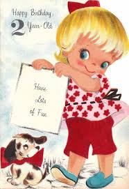 Birthday Wishes For 2 Year Old Niece Birthday Birthday Greeting Cards Old Greeting Cards Vintage Birthday Cards