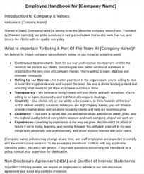Employee Handbook Definition Features Costs Free Sample Employee Handbook Employee Handbook Template Employee