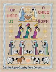 Check spelling or type a new query. Lesley Teare Designs Christmas Nativity Sampler Cross Stitch Pattern