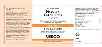 Novox Caplets Carprofen Non Steroidal Anti Inflammatory Drug