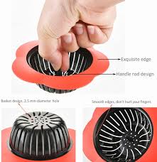 Check whether the stains are still present on the sink. Buy Plastic Sink Strainer Silicone Kitchen Sink Strainer Easy Clean Sink Drain Filter Basket Kitchen Sink Basket Strainer 4 Pack Multicolored Online In Turkey B07vl5pbrg