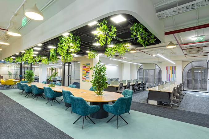 Corporate Office Workspace Interior